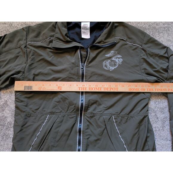 New Balance USMC MARINES OFFICIAL PT Running Suit Jacket OD Green USA - SMALL - Picture 12 of 16